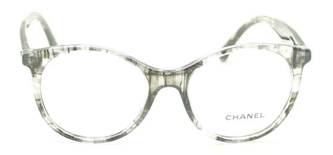 Rare Authentic Chanel 3361 c.1603 Red Gray 50mm Glasses 